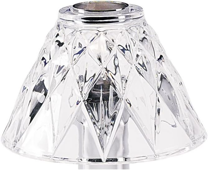 Sterno Products 85442 Adeline Diamond Cut Lamp Shade