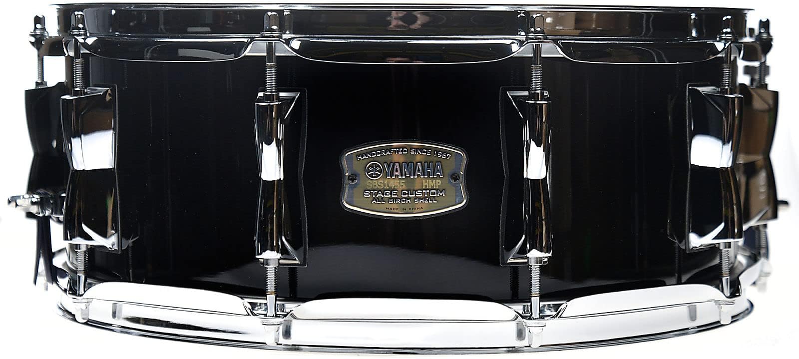 Yamaha Stage Custom Birch 14x5.5 Snare Drum, Raven Black