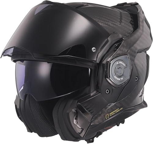 LS2, Casque Moto Modulable ADVANT X Carbon Matt Carbon, 3XL - 2