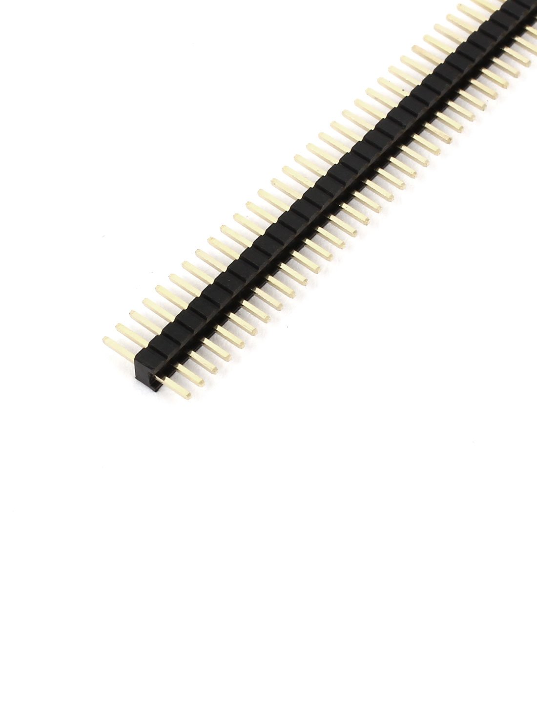 Aexit 10Pcs 2.54mm Audio & Video Accessories Single Row 40Pin Male Through Hole Straight Connectors & Adapters Pin Header