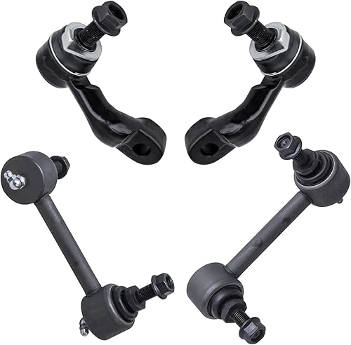 Miniatura 70 de Detroit Axle - 4 barras estabilizadoras para Jeep Grand Cherokee Commander 2005-2010 2006 2007 2008 2009 de repuesto delantero y trasero