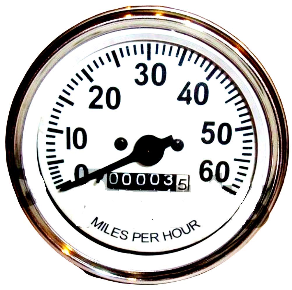 Buy Speedometer 60 MPH Gauge For Willys MB Jeep Ford CJ GPW Chrome buy-speedometer-60-mph-gauge-for-willys-mb-jeep-ford-cj-gpw-chrome