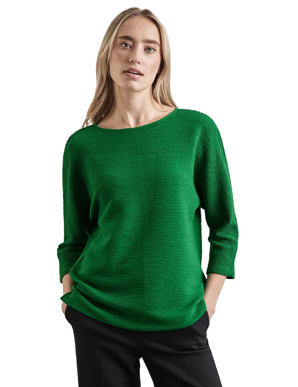 Street One Damen A322366 LTD QR fine Structure Shirt