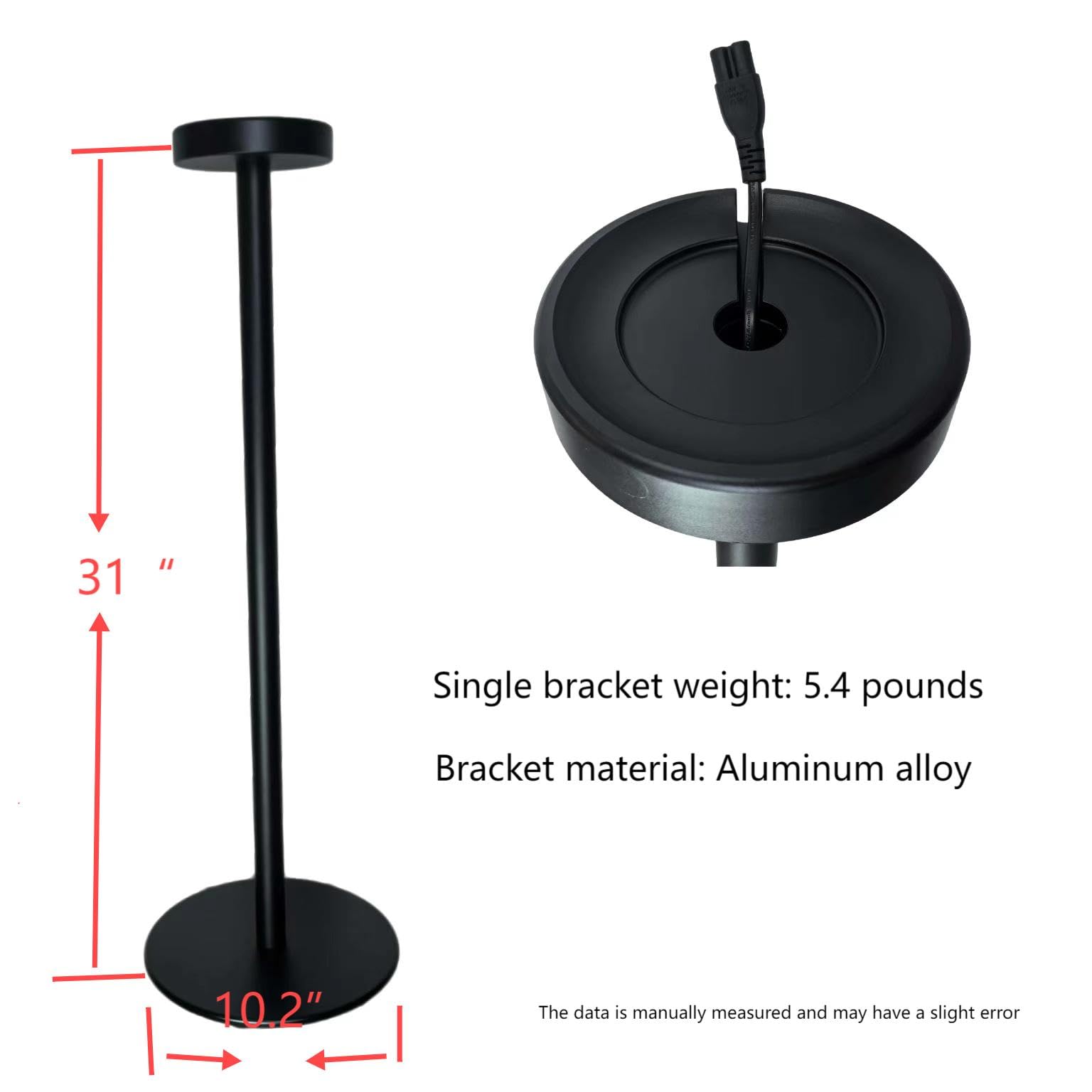 Amazon | ZGOUOスピーカーフロアスタンド（スタンドのみ）は、Apple