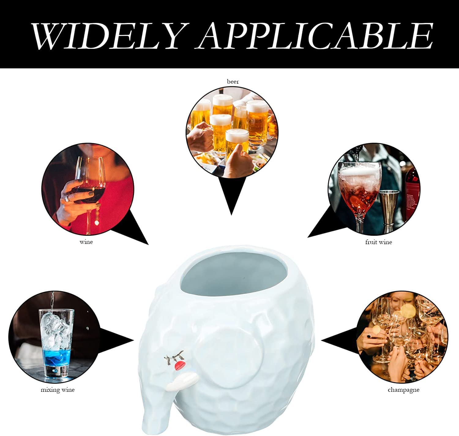 Taza de café Taza de té Taza Tazas de cerámica creativas Juego de vidrio Taza con forma humana Novedad Taza de café Tazas Vaso de degustación Bebidas Tazas for beber for fiestas en Hawai Bares Restaur