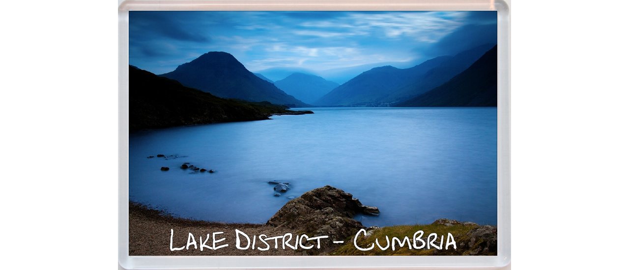 Baked Bean Store Multicolor Lake District - Cumbria - Jumbo Fridge Magnet