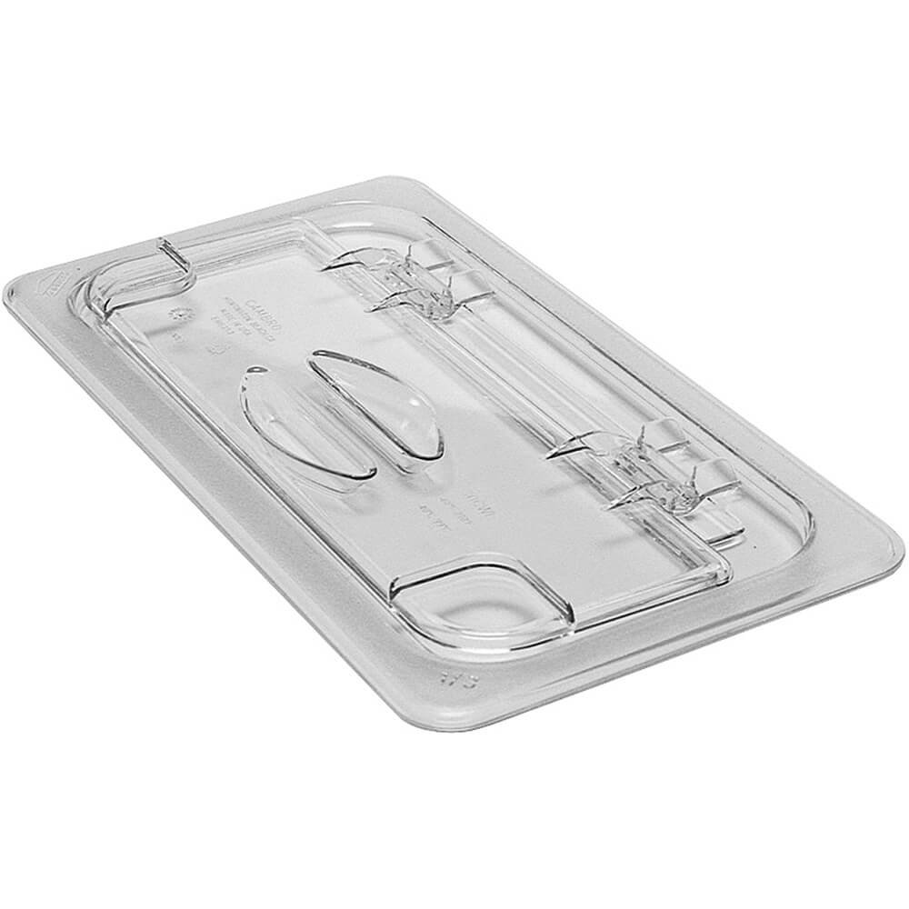 Cambro 30CWL135 FlipLid Food Pan Cover 1/3 size hinged clear - Case of 6