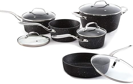 Heritage The Rock Batterie De Cuisine Anti Adhesive Avec Rotir Bonus 10 Pieces Amazon Ca Maison Heritage The Rock Batterie De Cuisine Anti Adhesive Avec Rotir Bonus 10 Pieces Amazon Ca Maison