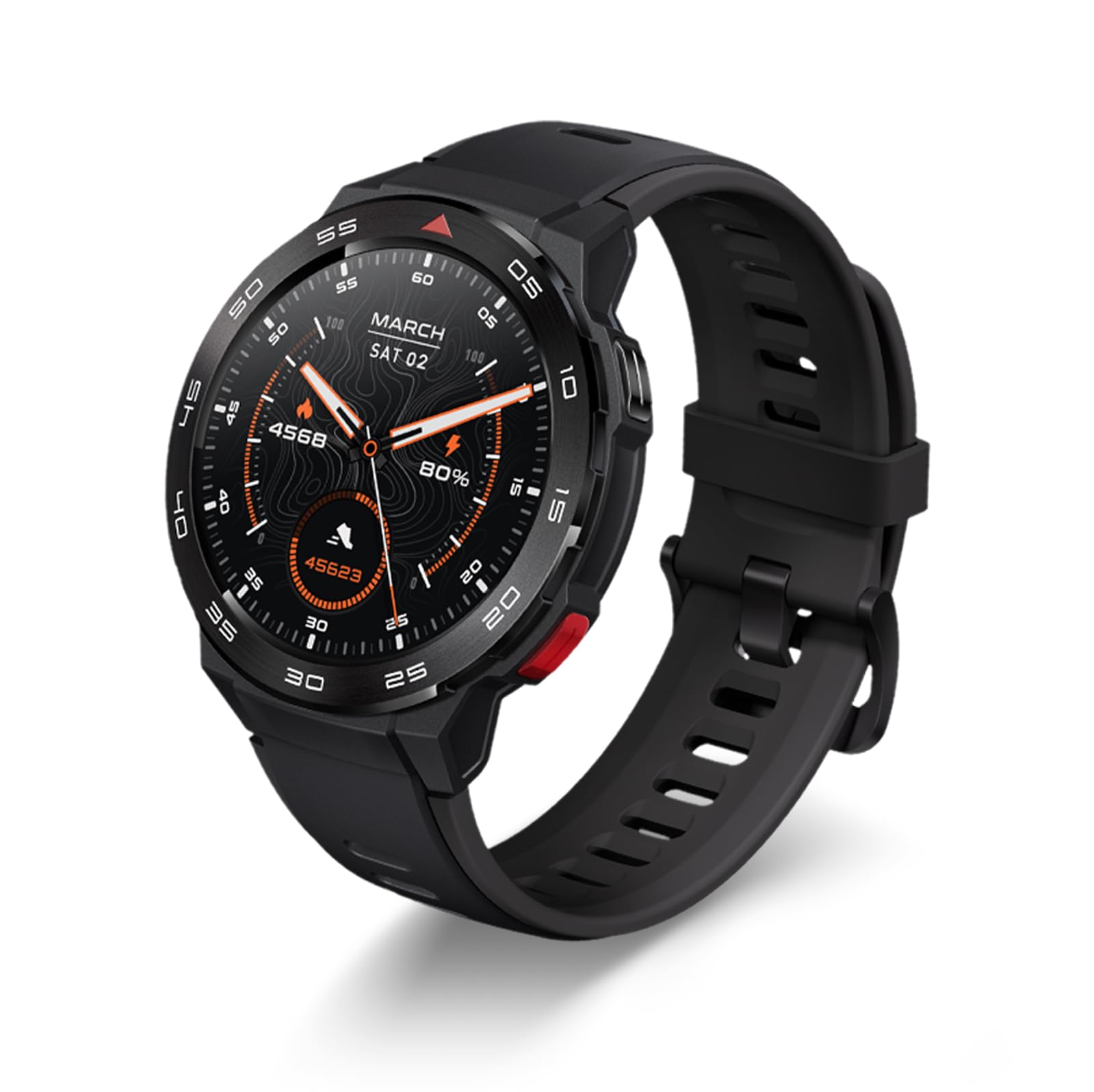 Mibro GS Pro Reloj Inteligente Hombre GPS smartwatch con 1.43'' AMOLED Display, 50m Impermeable, 460mAh de Batería, 150+Deporte Modos, Smartwatch Redondo con Llamadas, 24/7 Seguimiento Salud