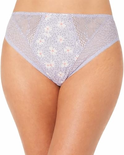 ELOMI Lucie Slip de Pierna Alta Bikini Estilo Ropa Interior, Aleutian, M para Mu