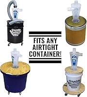 Vista 6 de Separador ciclónico antiestática Dust Deputy DIY