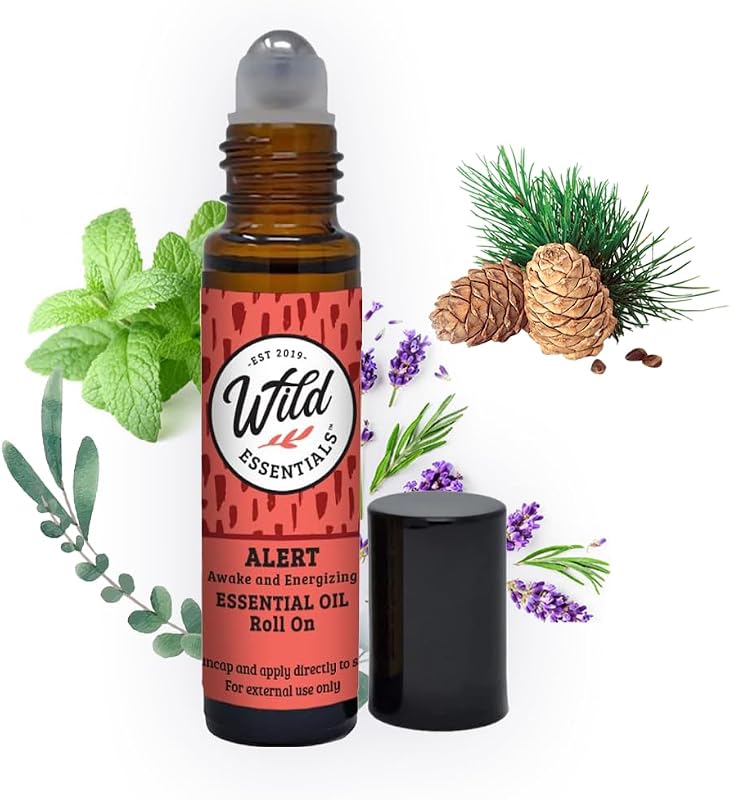 mEssentials Óleo essencial Alert em roll-on com óleo de jojoba, 10 mL