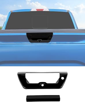 Tailgate Handle Cover Trim Decor Bezel for Ford F150 F-150 2015-2020 Car Exterior Accessories, Black No Replacement