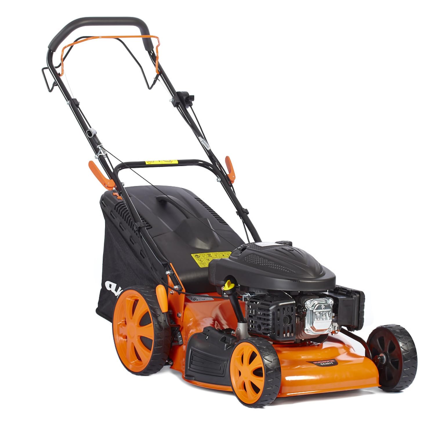ANOVA - Cortacésped Gasolina 4T | 5 HP - 3,6 KW | 173 CC | 37,3 KG | Ancho Corte 51 CM | Alturas 25-75 MM (10 POS) | para Mantenimiento de Césped en Jardines y Zonas Verdes | Arranque Manual