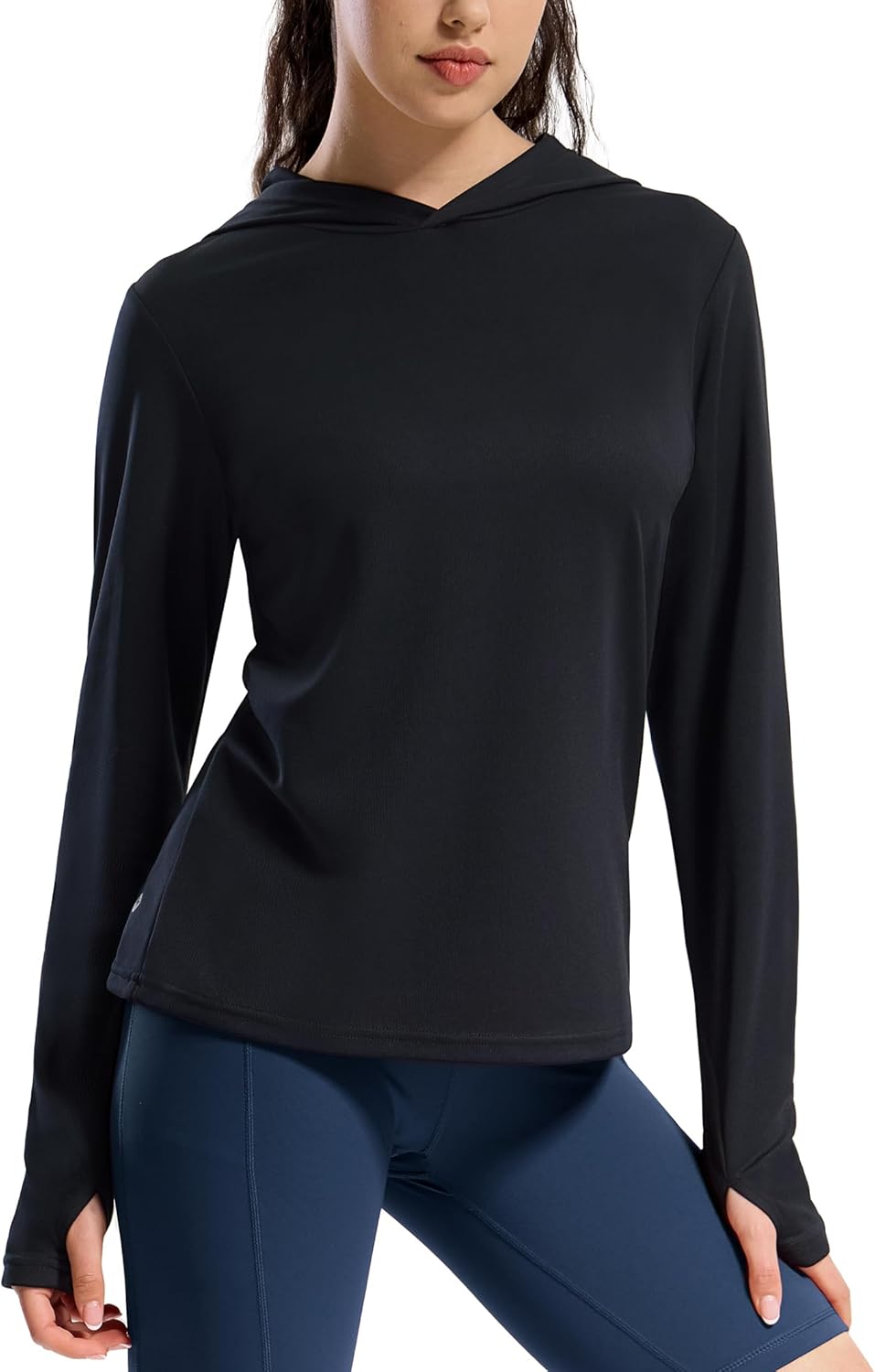 MIER Women's Long Sleeve Workout Shirts Sun Protection Hoodie UPF 50+ UV Shirt for Fishing Hiking Running, Lightweight - Image 2