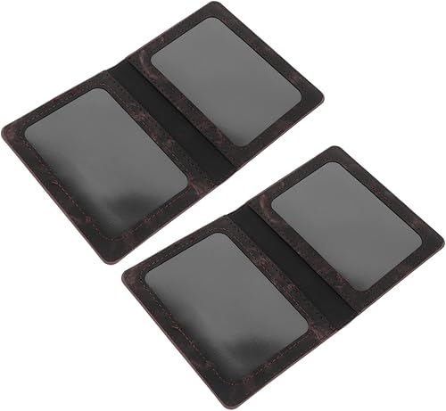 VALICLUD 2 fundas de almacenamiento portátiles para pasaporte para portón de pasaporte, funda protectora de viaje, negro, tarjetas protectoras de