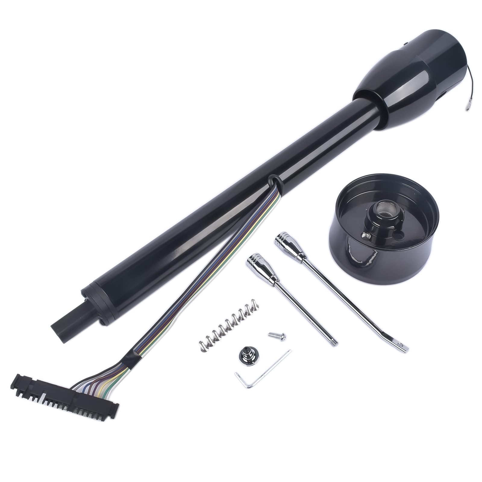 Amazon.co.jp: AKWH ブラック 71.1 cm チルト ステアリング コラム