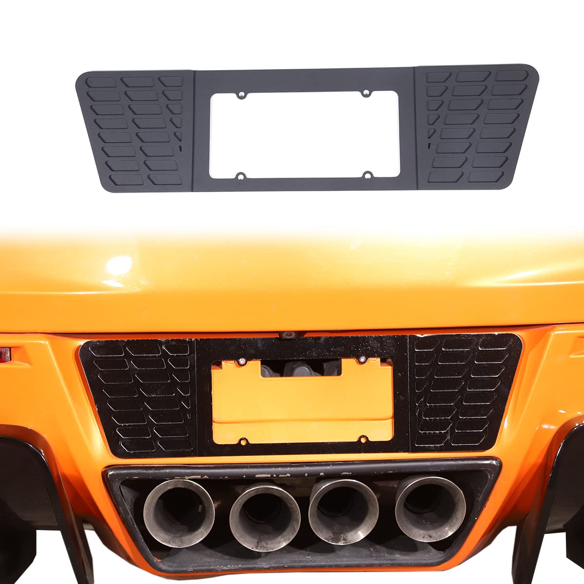 Amazon.com: Black Aluminum Alloy Rear License Frame for Chevrolet