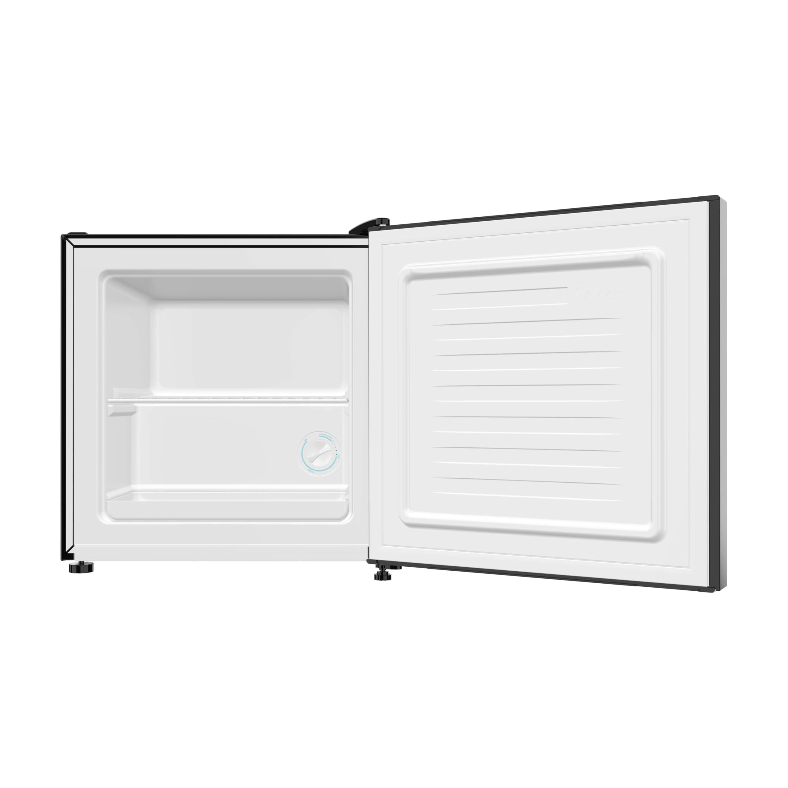 Cecotec Mini Frigorífico Convertible a Congelador 31L Bolero CoolMarket TT 31 Dual Black E. Minibar con Función Nevera o Congelador, Alto 49,6cm y 47,4cm de Ancho, Control Mecánico, Negro