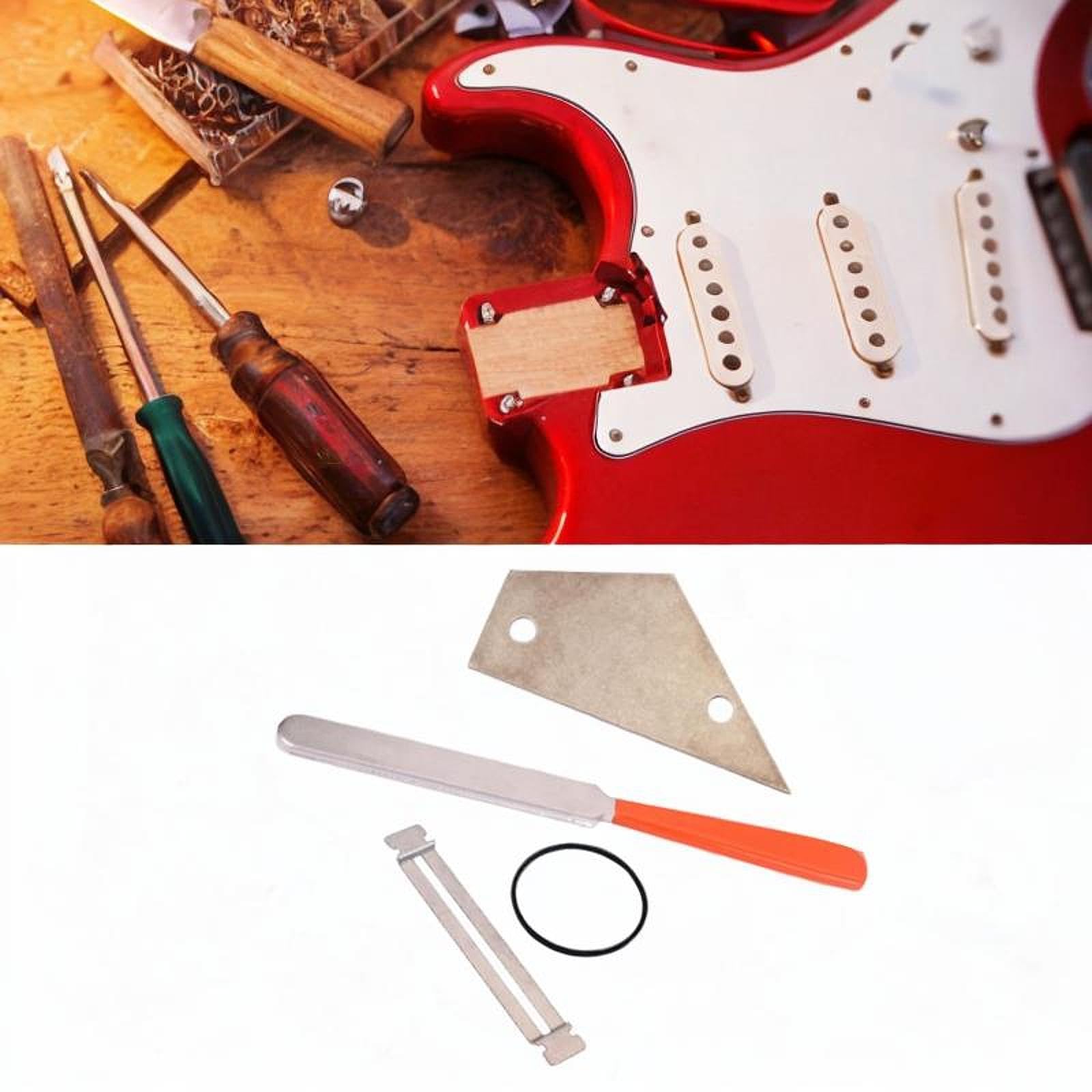 Bâton De Ponçage Guitare, Frette De Guitare Fichier De Couronnement Stylo Detailer Finition Pour Bricolage Réparation Instrument Outil Pour Instruments à Cordes Peut Facilement(rouge