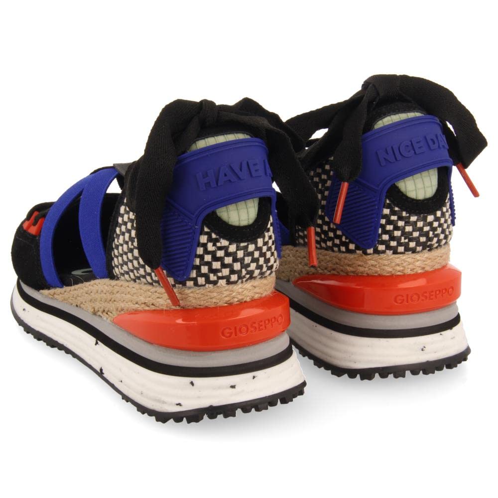 Sneakers Beige Tipo Espadrillas con Zeppa per Donna coinches