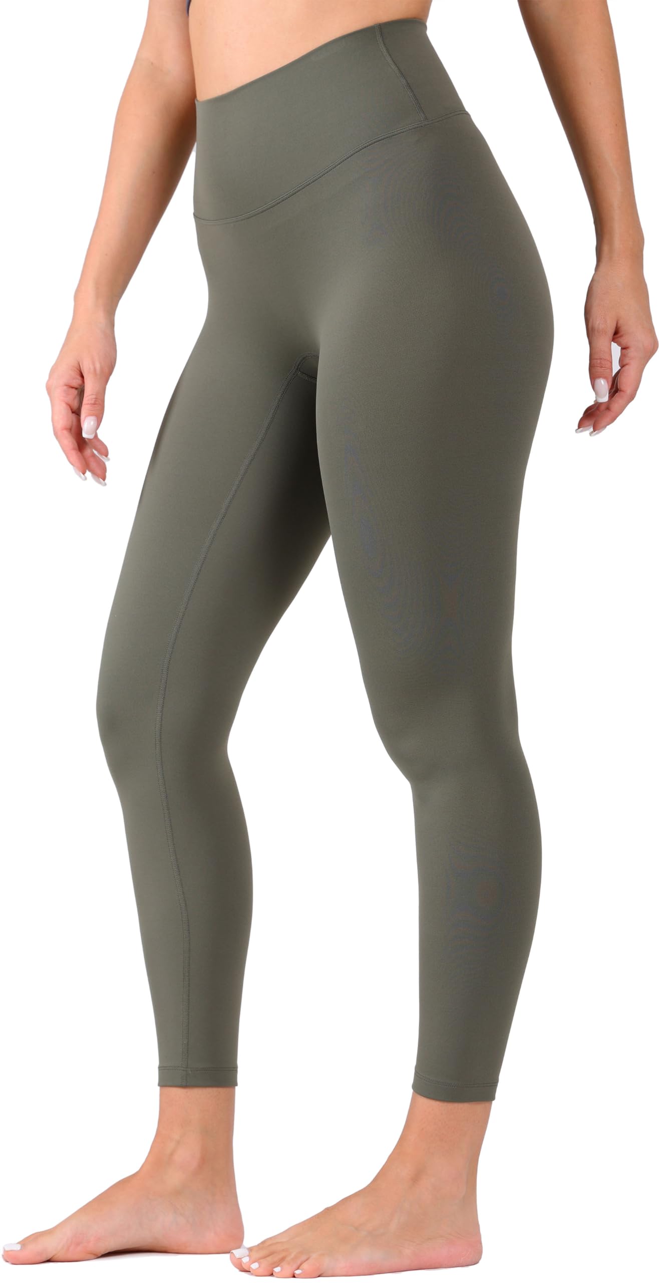 Leggings para correr sin costuras frontales que estilizan 8