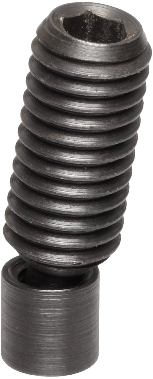 TE-CO 31253S Hex Socket Swivel Screw Clamp with Small Pad Black Oxide, 1/2-13-Thread x 1-1/2" Lg (5-Pack)