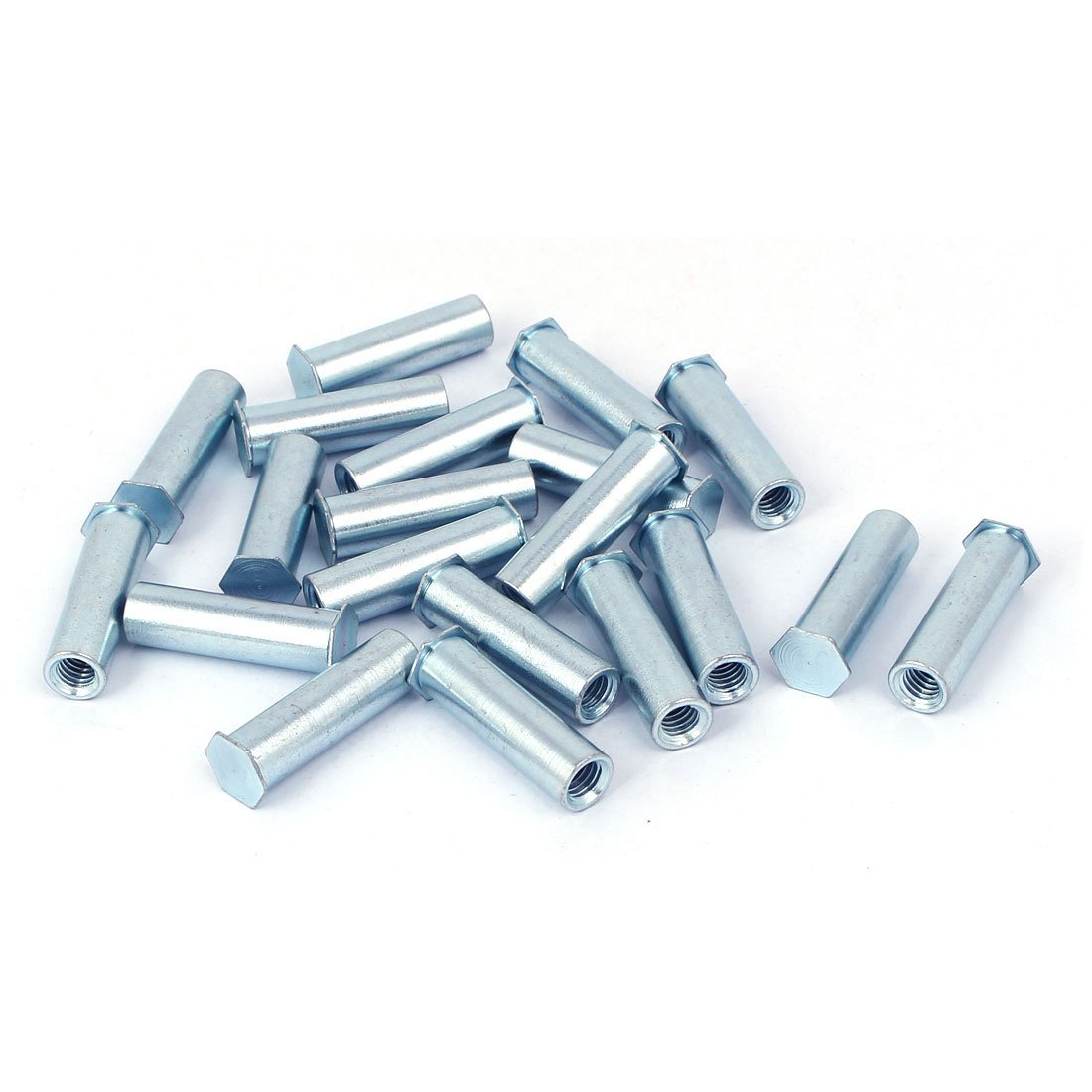 3NH® M6 x 30mm Zinc Plated Hex Head Clinch Stud Self Clinching Blind Standoff 20PCS-image-16