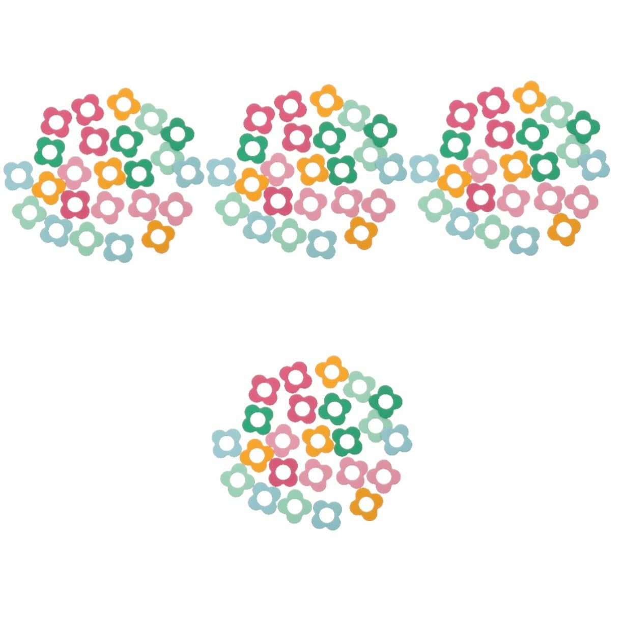 192piezas Marcadores De Punto De Tejer De Metal Forma De Flor Anillos Para Ganchillo y Manualidades Marcadores De Tejer De Aleatorios Para Crochet y Proyectos De Artesanía