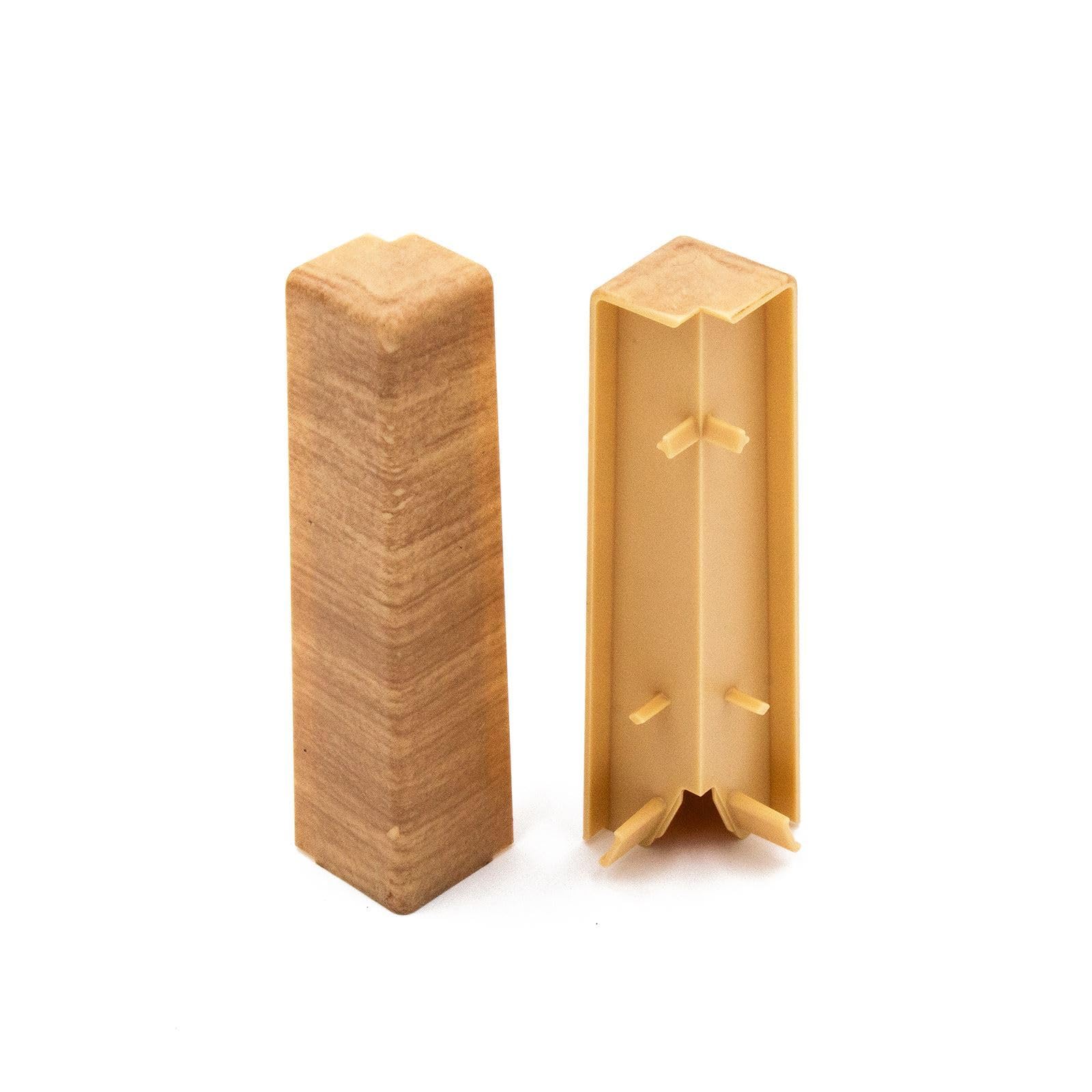 MasterLine Skirting Board External Corner (2 Pack) - Honey Amber