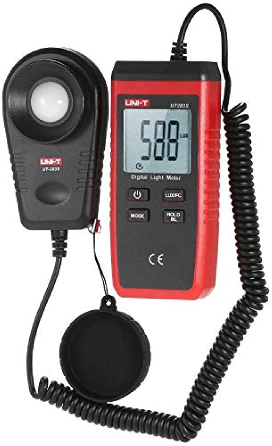 Ut383S Digital Light Meter Lux/Fc Meters Luminometer Photometer 200,000 Lux Luminometer Photometer Measure Tester