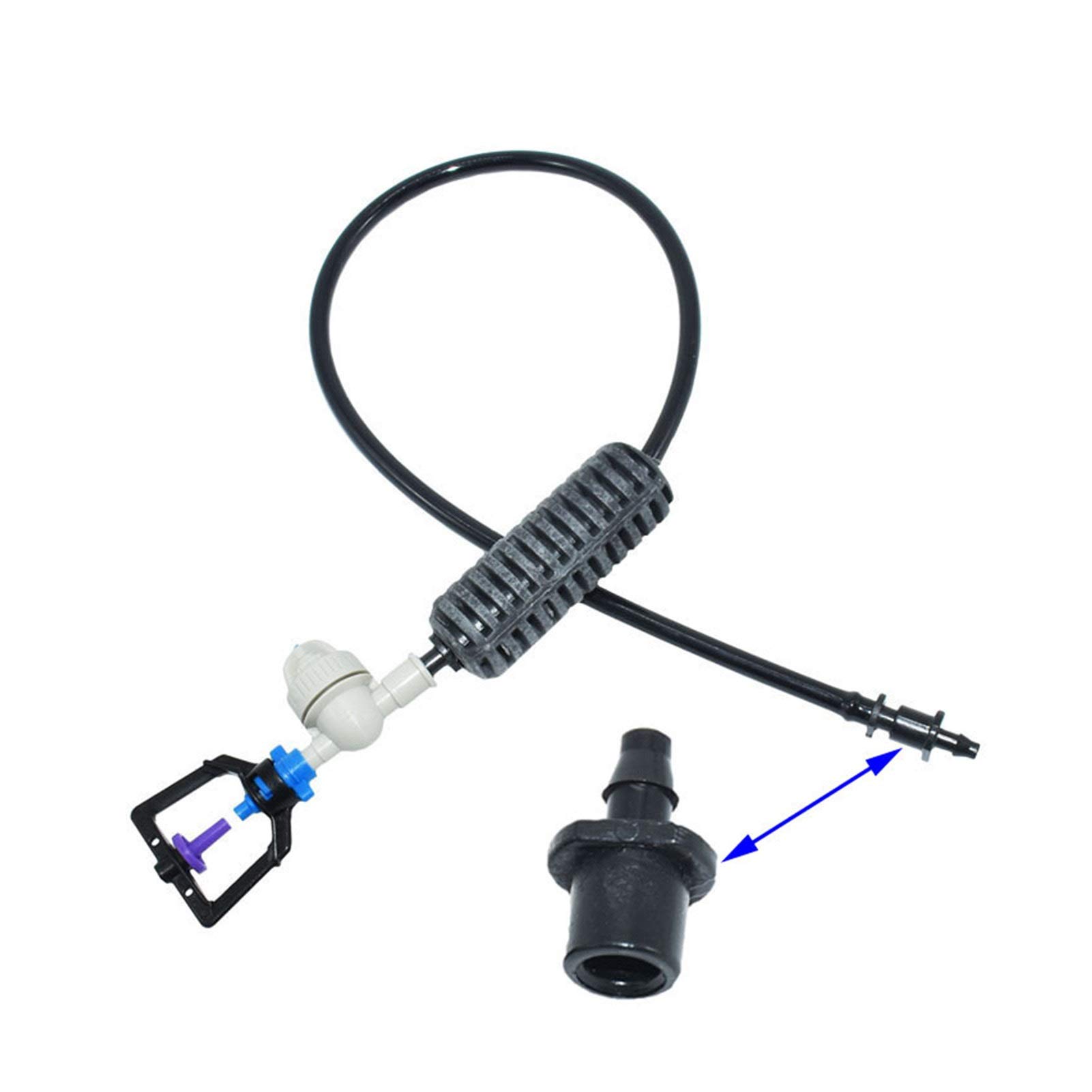 LRJSKWZC Garden Lawn Sprinkler Irrigation System Refraction Atomizing Sprinkler Nozzle Hanging Sprinkler Kits Water Nozzle Garden Greenhouse Drip Irrigation 1set