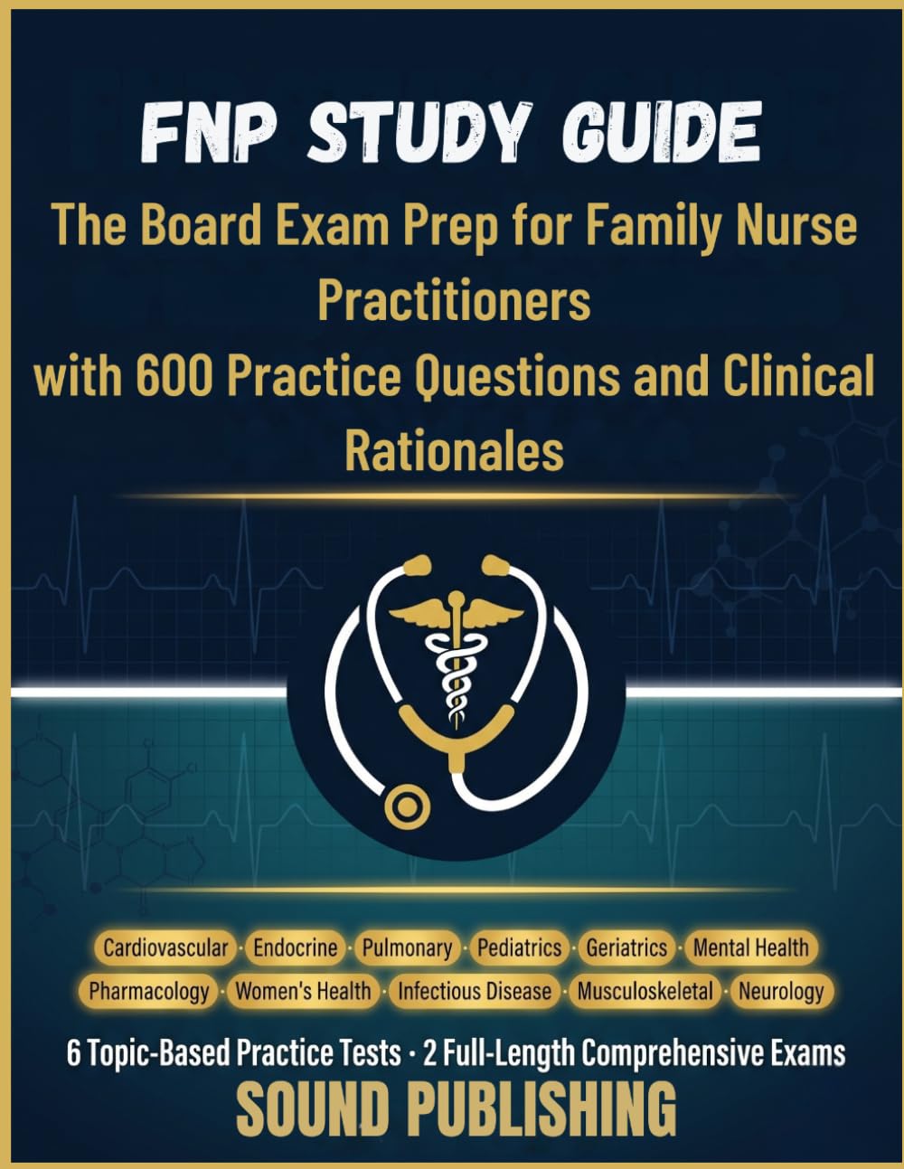 FNP STUDY GUIDE: The Board Exam Prep for Family Nurse Practitioners with 600 Practice Questions and Clinical Rationales