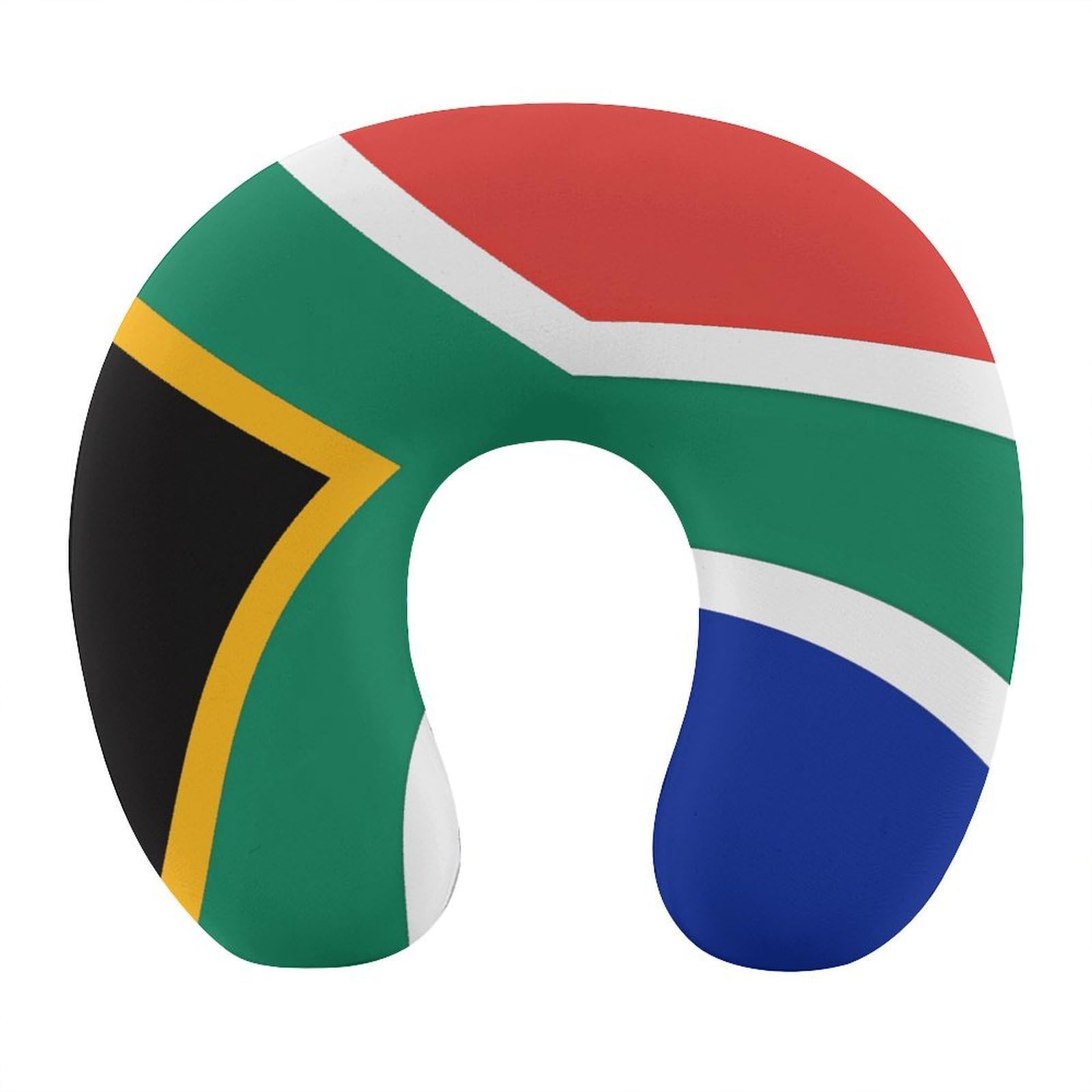 Btcowzrv Style South Africa Flag U Shaped Neck Pillow Travel Pillows