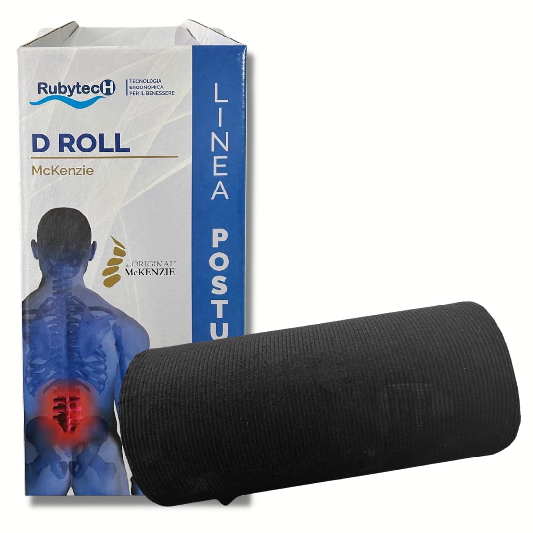 Rubytech Cuscino McKenzie. Cuscino Lombare per Auto,Sostegno Ergonomico per la schiena. Adatto per casa, Ufficio e Auto. Aiuta a correggere la Postura da seduti.