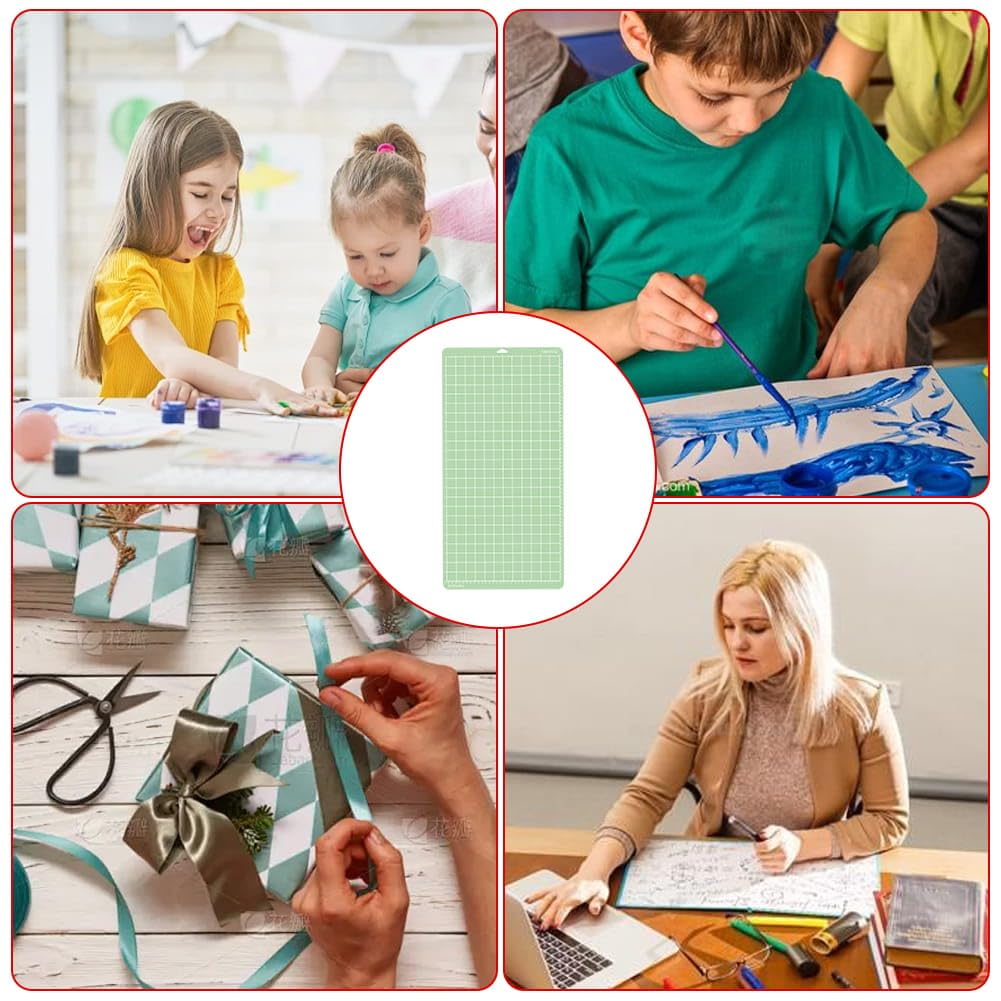 Cutting Mat for 12x24 inch Cutting Mats Set Adhesive Sticky for Maker/Explore One/Air/Air 2 with Scraper(6PCS)