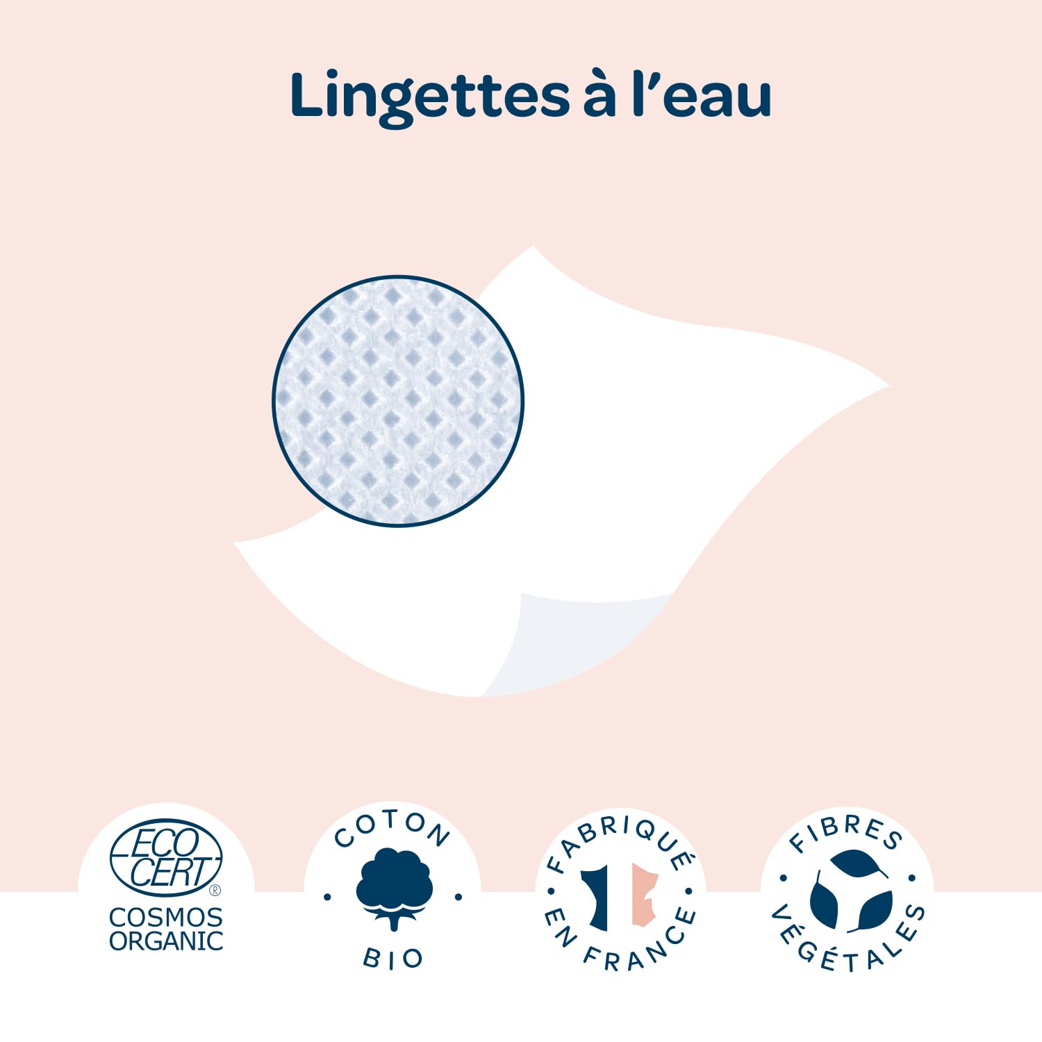 BIOLANE – Lingette à l'eau Pocket BIO – 15 Lingettes Naturelles Composées à 99% d’Eau pour tout le Corps de votre bébé – Utilisables dès la Naissance – Peaux Sensibles – Format Pratique