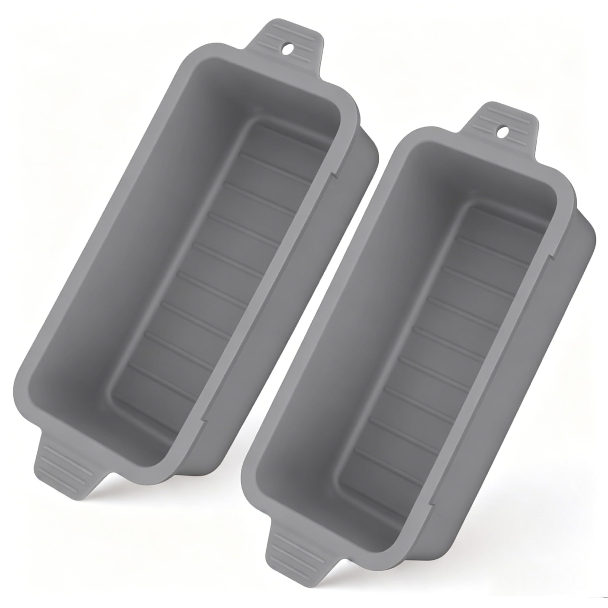 BeVistoso 2 Pack Griddle Grease Cup Liners, Reusable Silicone Grill Grease Catcher, Bbq Drip Pan Griddle Accessories (gray), Grill Catcher