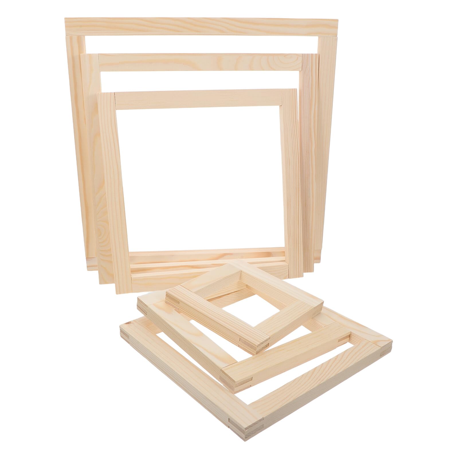 Barras de madera para lienzo portátiles, ideales para tejer y bordar de viaje