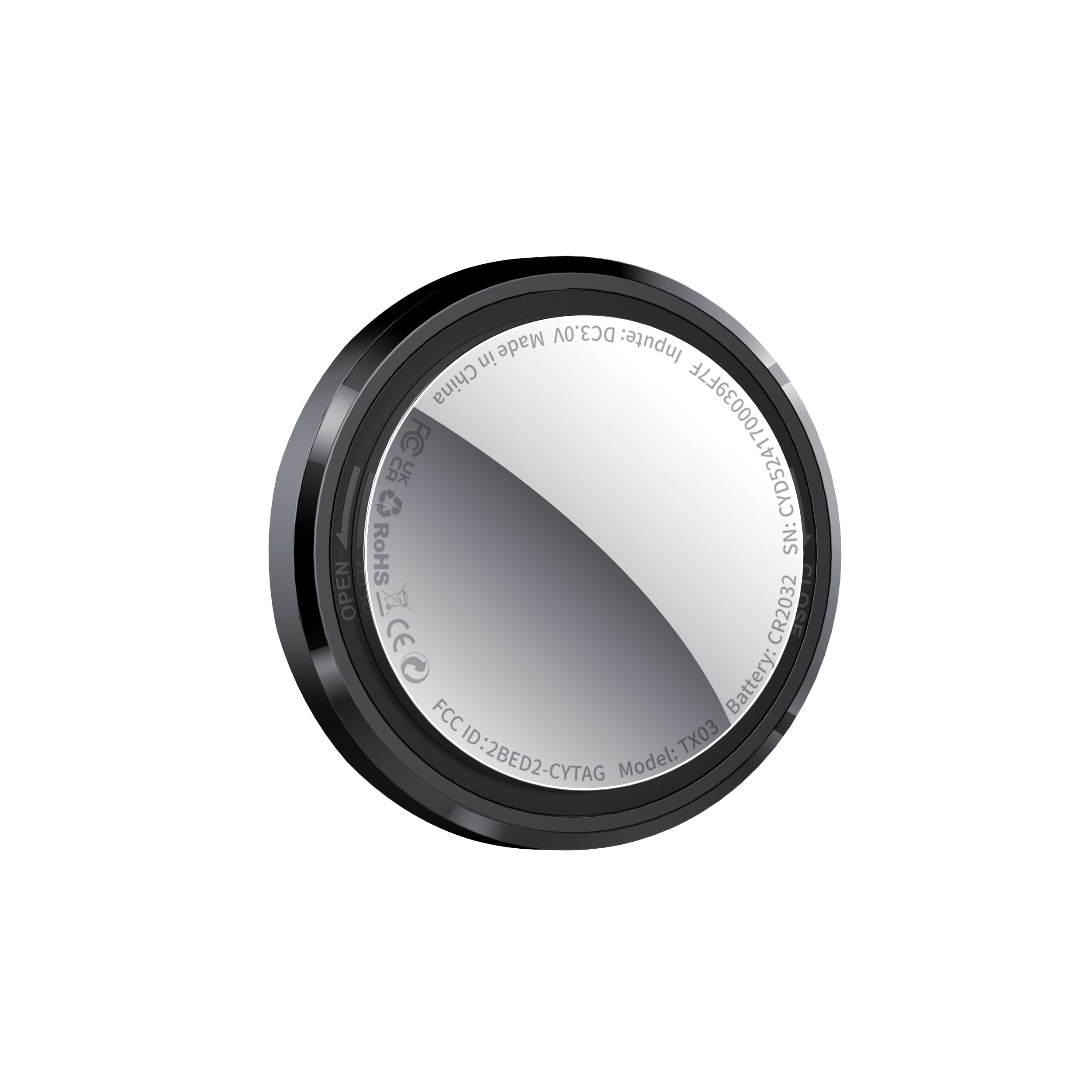 Bluetooth Localizzatore Chiavi, Smart Air Tag Tracker Compatibile con Apple Dov’è (Solo iOS), Trova Oggetti per Gatti/Chiavi/Bagagli/Valigie/Portafogli con Custodia Protettiva/Portachiavi