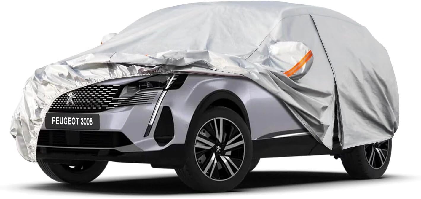 Kayme Funda Coche Exterior, Compatibles con Audi A5 (2009-2025), Cubierta para Coche Impermeable Transpirable Anti-UV Antipolvo de 6 Capas, Cubre Coche con Cremallera y Forro de Algodón. — view 61