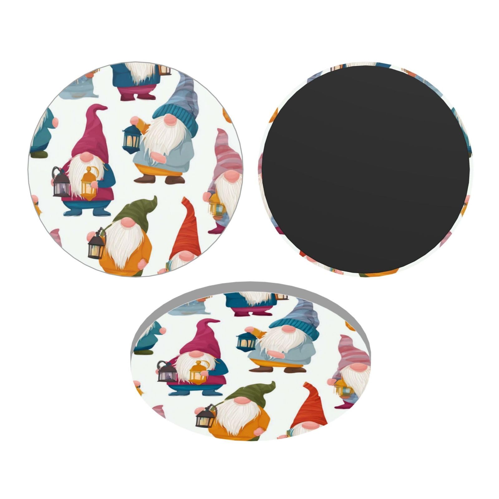 Fridge Magnets Waterproof Heavy Duty Small Magnets for Fridge Xmas Funny Gnomes Refrigerator Magnets Mini Acrylic Cute Decorative Magnets for Crafts Home Kitchen Office Whiteboard Decor