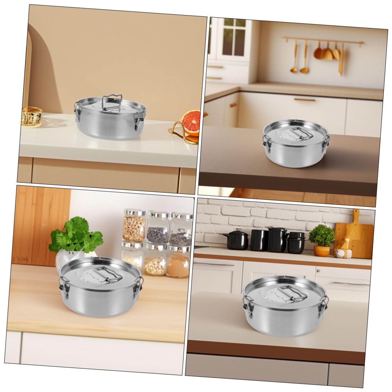 YARNOW Molde De Flanera De Acero Inoxidable Utensilio De Cocina Para Flan Accesorio Para Hornear Flanera Con Tapa Rejilla De Vapor Eficiente Para Cocina