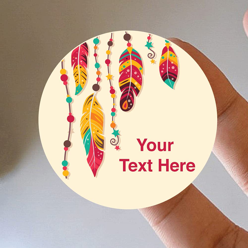 Packwith Design 7 Packwith® Round Craft Stickers With Waterproof Stickers For Artworks, Business And Multi Purpose