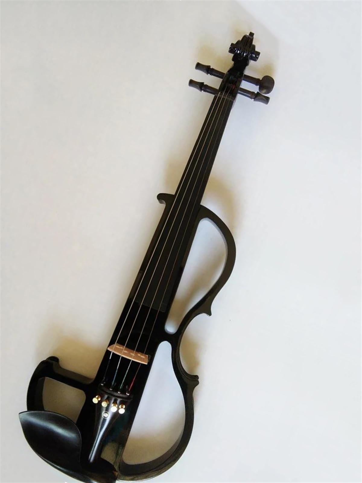 Geige Komplett Handgefertigte Elektronische Violine 4/4(Black)