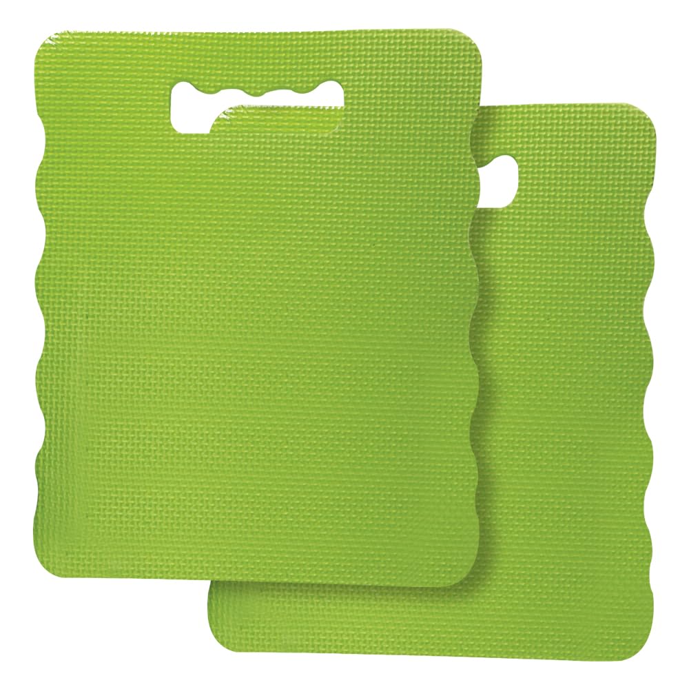 ZOPPER Jumbo Garden Kneeling Pad – Pack of 2 EVA Foam Knee Pads for Gardening & Home Tasks, Waterproof, Easy to Clean, Cushioned Support, Teal Green