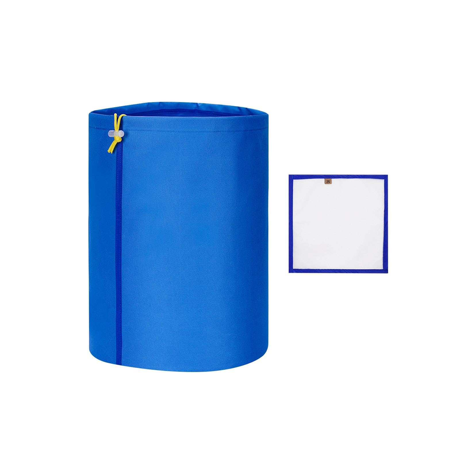 Mesh Filtration Bag Versatile Household Practical Easy to Clean 5 Gallon Blue 220 Microns-picture-19