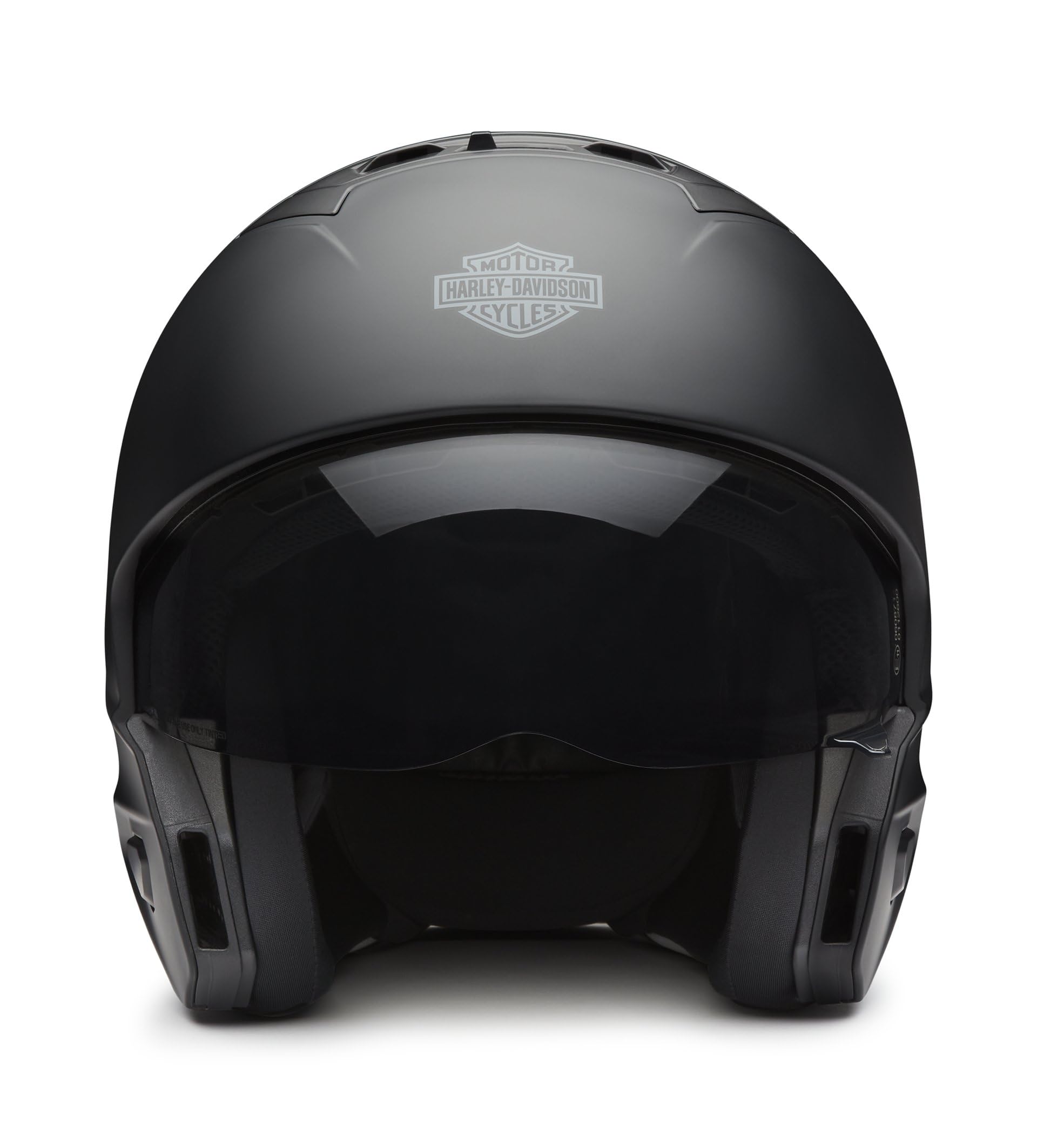 H-D Ultra X16 2-in-1 Matt Schwarz Motorrad Jet Helm