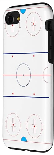 Miniatura 2 de Carcasa para iPhone SE (2020), 7 y 8, diseño de pista de hockey sobre hielo