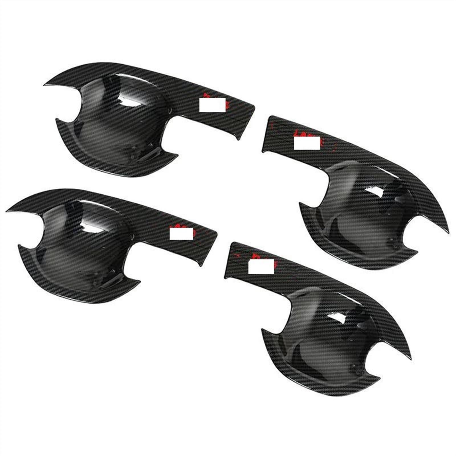 Kjhopy Multi Car Styling Stickers For Mitsubishi For Outlander 2013-2019 Cover Door Handle Outer Bowls Trim Exterior Door Handle(Multi)